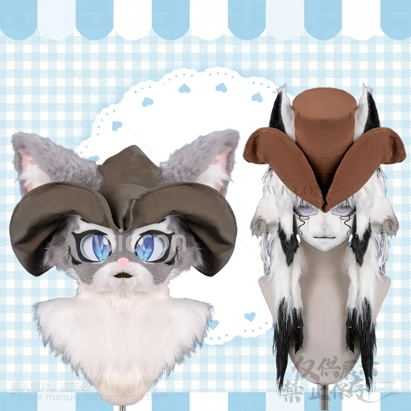 Anime Furry Cosplay Furrsuit Animal Costume Cute 2 Color Pirate Viking Style Hat Feather Uniform Kawaii Sweet Suit Customized
Anime Furry Cosplay Furrsuit Animal Costume Cute 2 Color Pirate Viking Style Hat Feather Uniform Kawaii Sweet Suit Customized