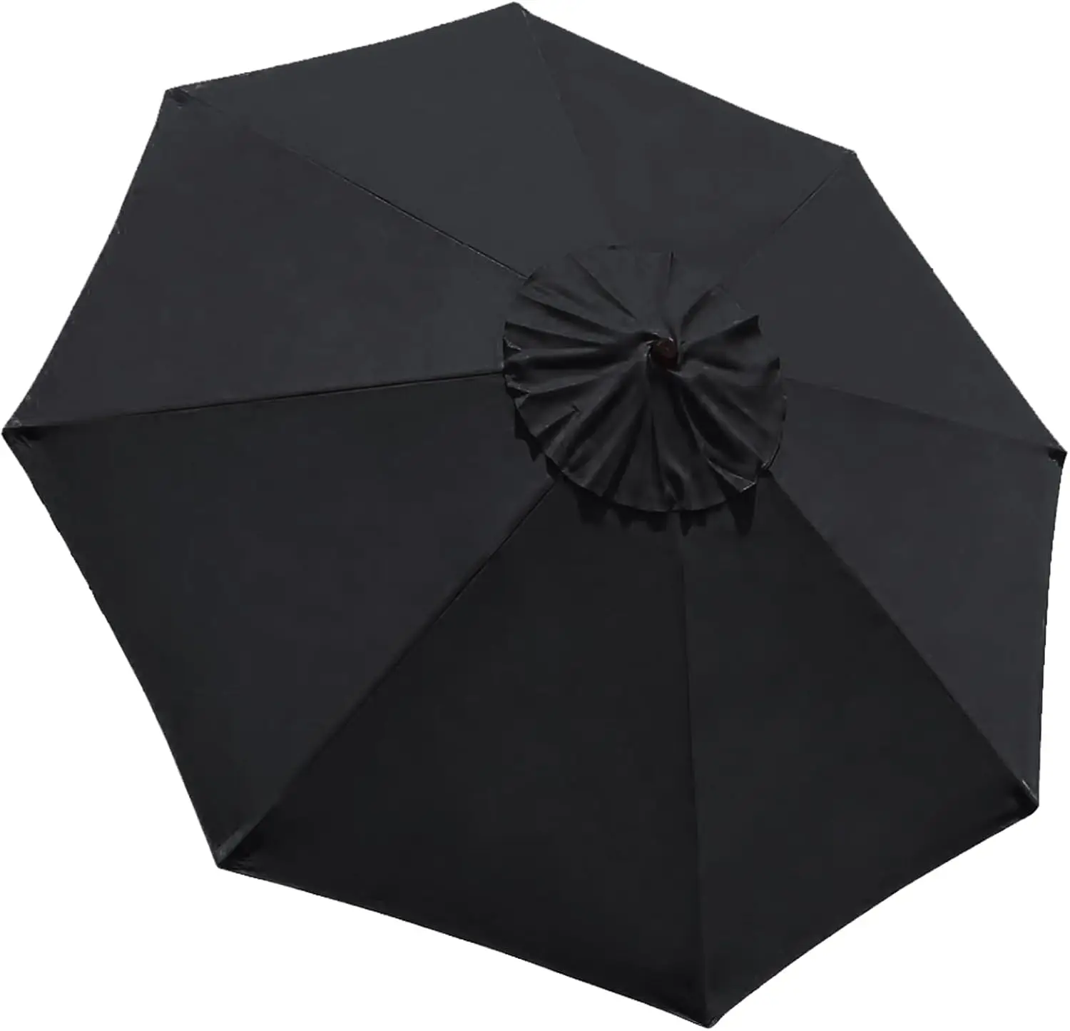 9FT Patio Umbrella Replacement Cover for 8 Ribs Market Umbrella Canopy Only Black
9FT Patio Umbrella Replacement Cover for 8 Ribs Market Umbrella Canopy Only Black