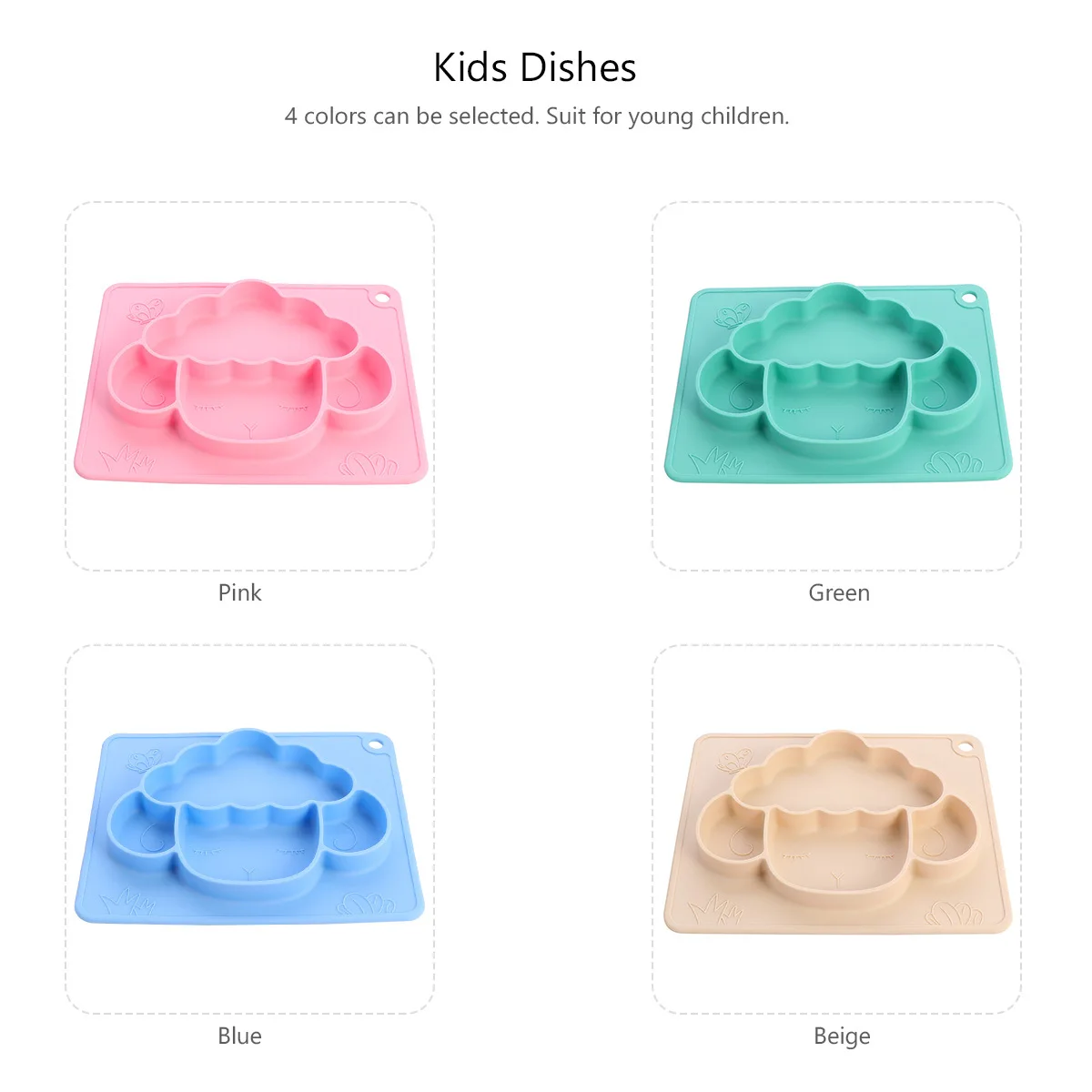 1 pc Anti-Slip Suction Baby Food Plate Heavy Duty Silicone Toddler Feeding Dish Microwave Freezer Safe -20 To 200℃ Stain
1 pc Anti-Slip Suction Baby Food Plate Heavy Duty Silicone Toddler Feeding Dish Microwave Freezer Safe -20 To 200℃ Stain