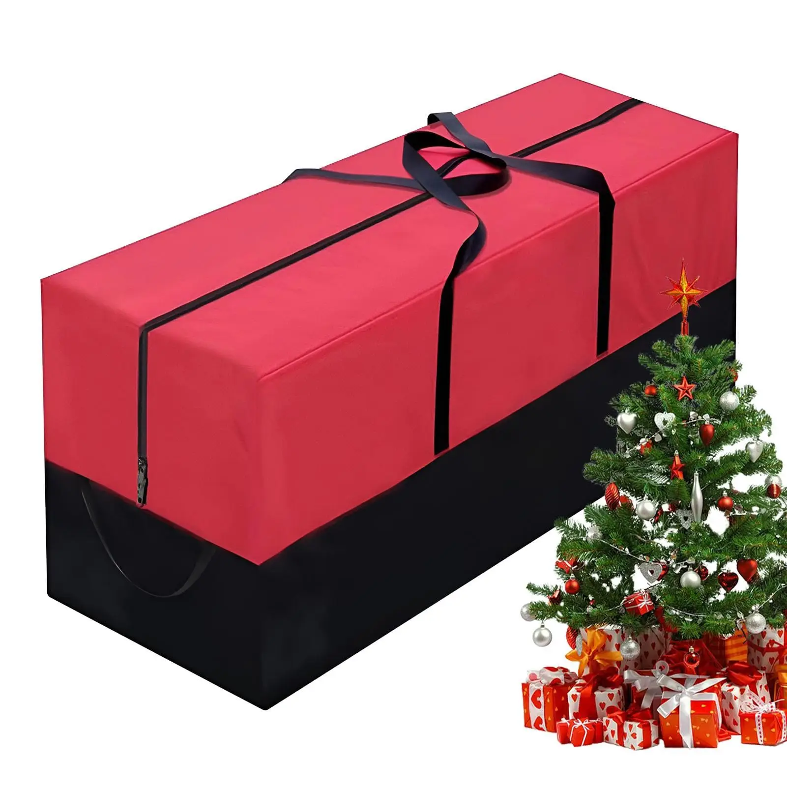 Christmas Tree Storage Bag,Fits Up 10 Ft Tall Artificial Trees,Heavy Duty Tree Bag,Dampproof Storage Bag with Reinforced Handles
Christmas Tree Storage Bag,Fits Up 10 Ft Tall Artificial Trees,Heavy Duty Tree Bag,Dampproof Storage Bag with Reinforced Handles
