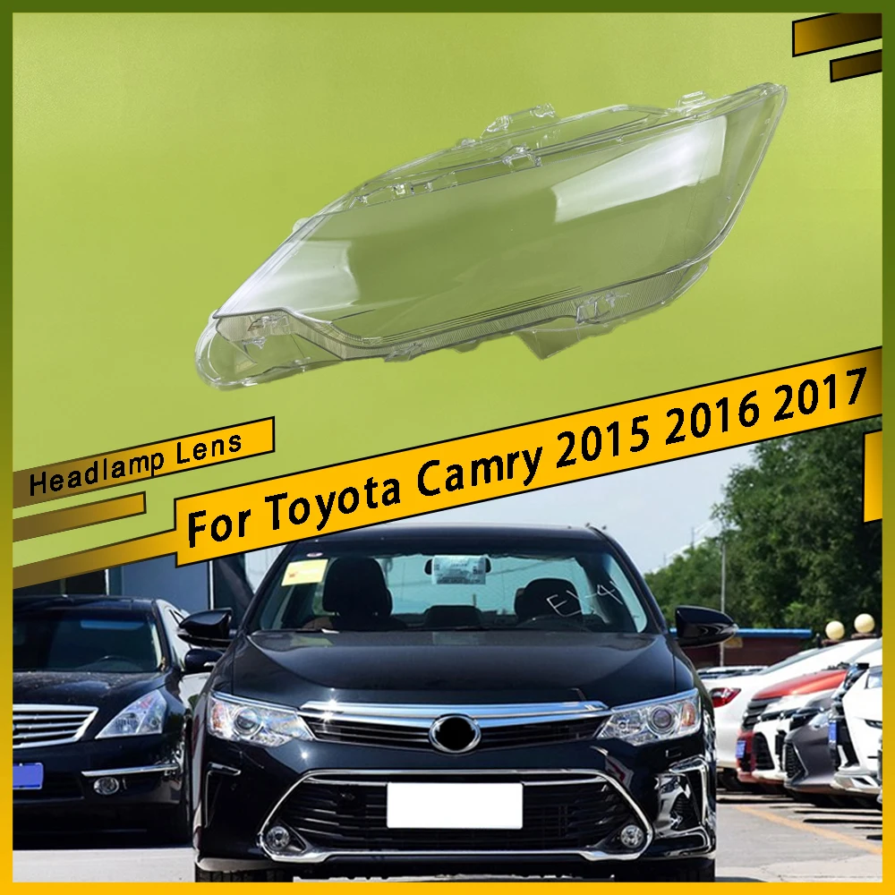 For Toyota Camry 2015 2016 2017 Head Lamp Light Case Headlights Shell Mask Transparent Cover Lampshdade Headlamp Shell Glass
For Toyota Camry 2015 2016 2017 Head Lamp Light Case Headlights Shell Mask Transparent Cover Lampshdade Headlamp Shell Glass