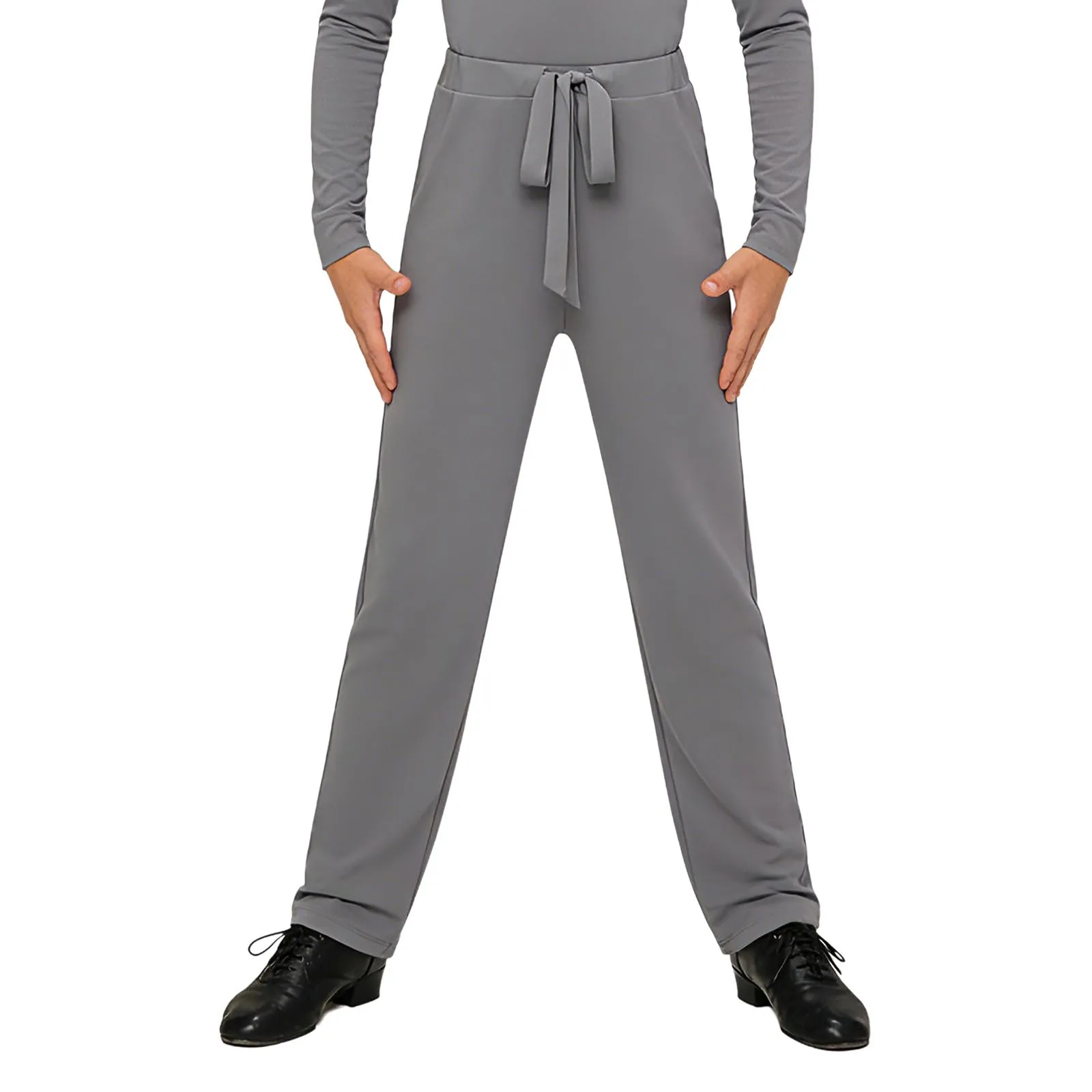 Boys Latin Tango Cha-cha Jazz Modern Dance Pants Drawstring Elastic Waistband Trousers for Kids Dancing Practice Performance
Boys Latin Tango Cha-cha Jazz Modern Dance Pants Drawstring Elastic Waistband Trousers for Kids Dancing Practice Performance