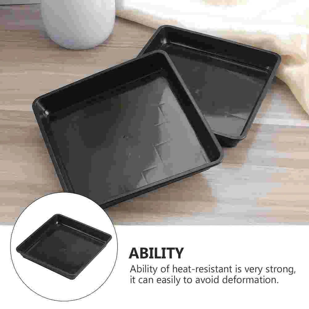 5 Pcs Square Plant Pot Tray Sturdy PP Material Heat Resistant Protect Surfaces Bonsai Garden Indoor nament Plastic Flowerpot
5 Pcs Square Plant Pot Tray Sturdy PP Material Heat Resistant Protect Surfaces Bonsai Garden Indoor nament Plastic Flowerpot