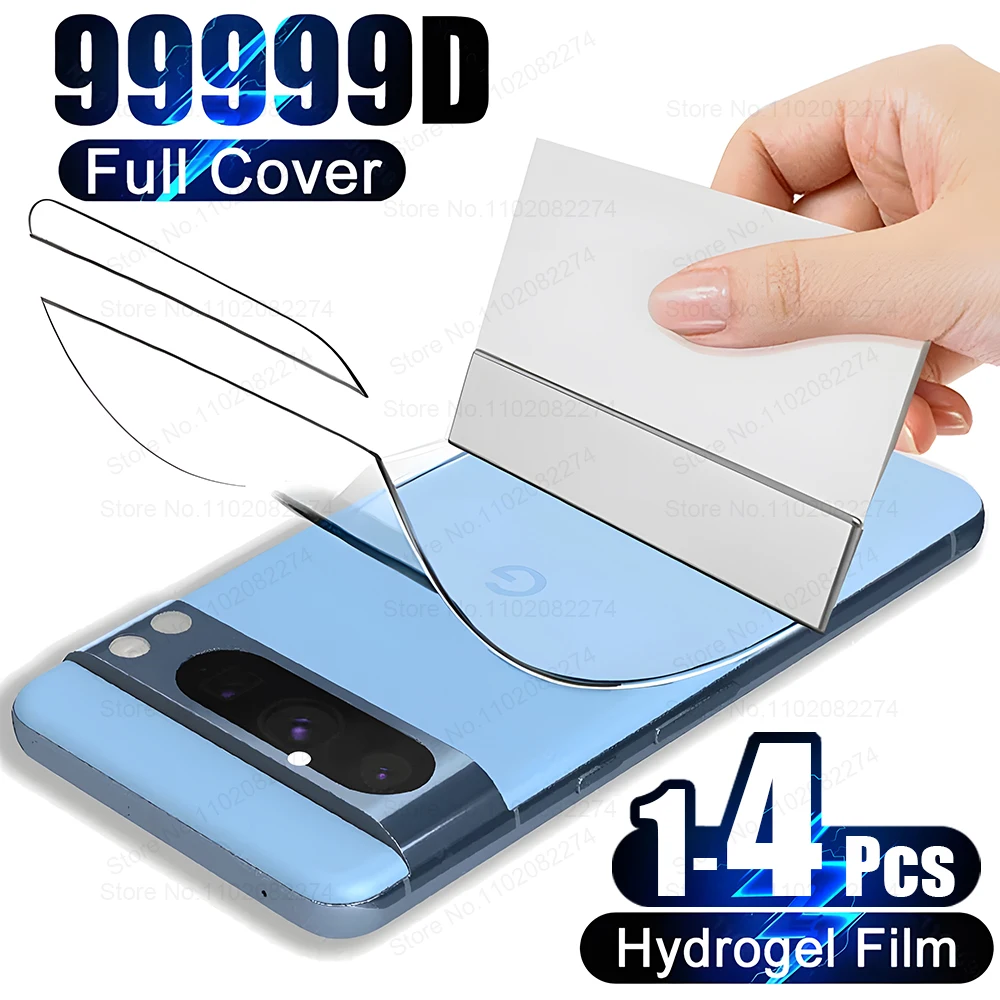 4-1Pcs Front Back Full Cover Screen Protector for Google Pixel 8 7 6 Pro Hydrogel Films for Google 7A 6A Accessories Sott Film
4-1Pcs Front Back Full Cover Screen Protector for Google Pixel 8 7 6 Pro Hydrogel Films for Google 7A 6A Accessories Sott Film