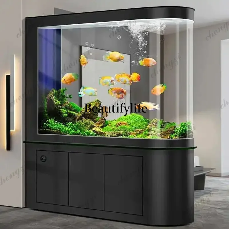 RR Large Self-Cleaning Goldfish Tank - New Bullet Head Design with Bottom Filter Eco-Circulation, Ideal As Room Divider
RR Large Self-Cleaning Goldfish Tank - New Bullet Head Design with Bottom Filter Eco-Circulation, Ideal As Room Divider
