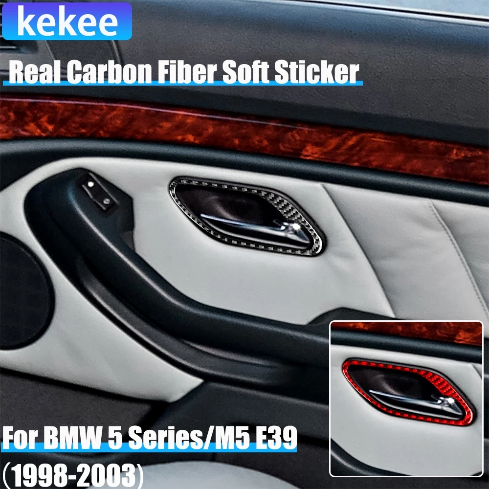 Real Carbon Fiber Car Accessories Door Handle Frame Cover Soft Sticker For BMW 5 Series/M5 E39 1998 1999 2000 2001 2002 2003
Real Carbon Fiber Car Accessories Door Handle Frame Cover Soft Sticker For BMW 5 Series/M5 E39 1998 1999 2000 2001 2002 2003