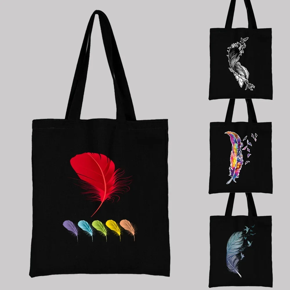 Bags for Women Tote Bag Shopping Bags Feather Pattern Series Eco Shopper Shoulder Bag College Student Canvas Handbag 2024
Bags for Women Tote Bag Shopping Bags Feather Pattern Series Eco Shopper Shoulder Bag College Student Canvas Handbag 2024