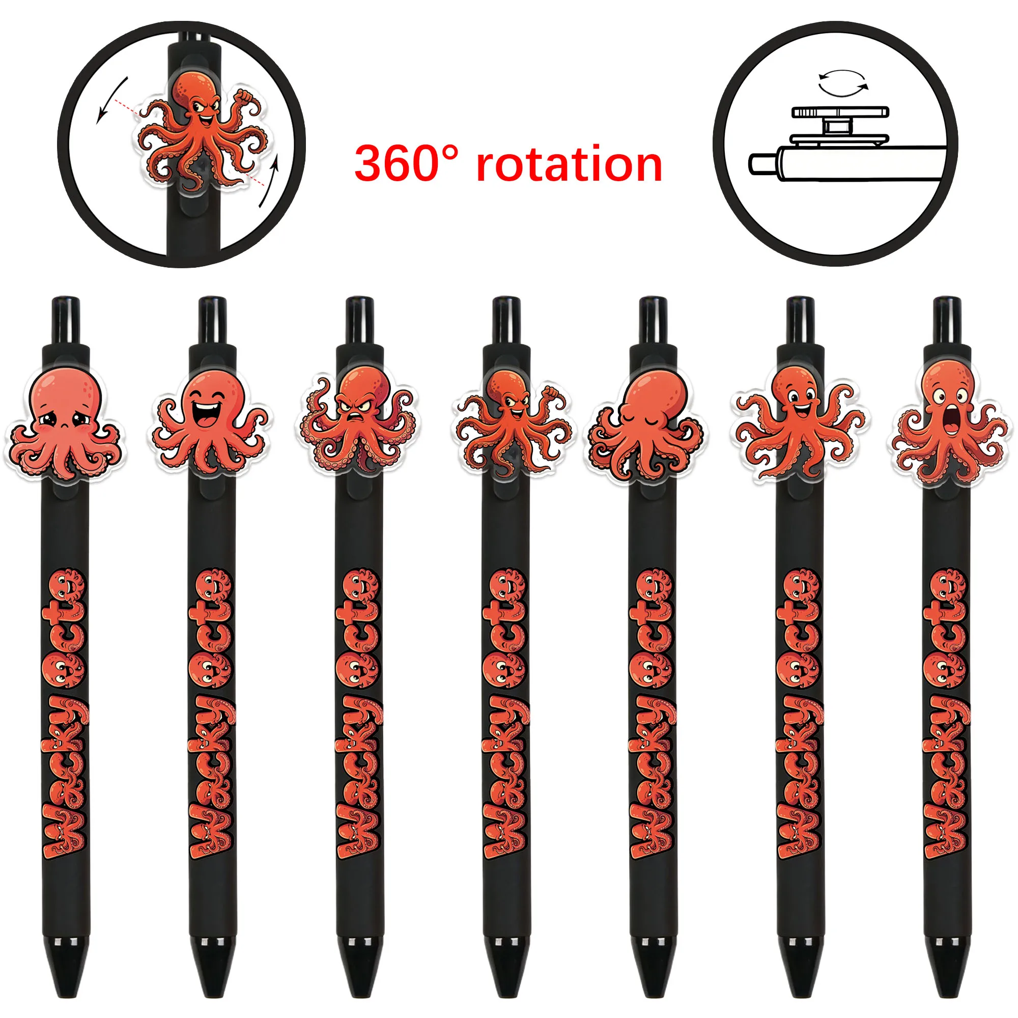 7 PIECES Octopus-themed ballpoint pens. Smooth writing signature pens. Patterns are random.
7 PIECES Octopus-themed ballpoint pens. Smooth writing signature pens. Patterns are random.