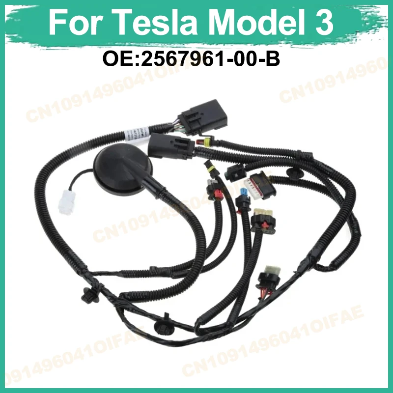 Проводка датчика переднего модуля автомобиля, проводка противотуманных фар, проводка светодиодных индикаторов, проводка вентилятора радиатора 2567961-00-B для Tesla Model 3 2021-2023
Проводка датчика переднего модуля автомобиля, проводка противотуманных фар, проводка светодиодных индикаторов, проводка вентилятора радиатора 2567961-00-B для Tesla Model 3 2021-2023