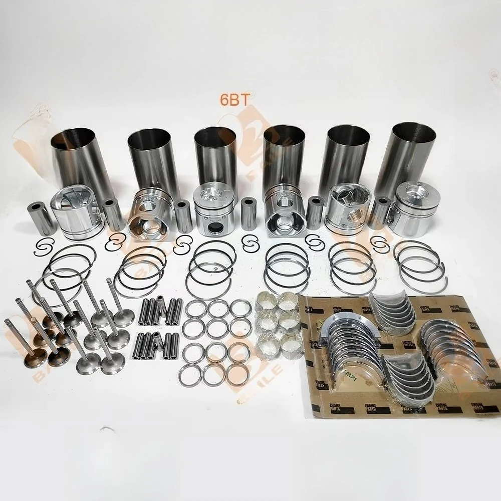 6BT Overhaul Rebuild Kit for Cummins Engine Truck Forklift 6BT 5.9 6BTA 5.9L Engine Overhaul Repair Kit Piston Set 3928673
6BT Overhaul Rebuild Kit for Cummins Engine Truck Forklift 6BT 5.9 6BTA 5.9L Engine Overhaul Repair Kit Piston Set 3928673