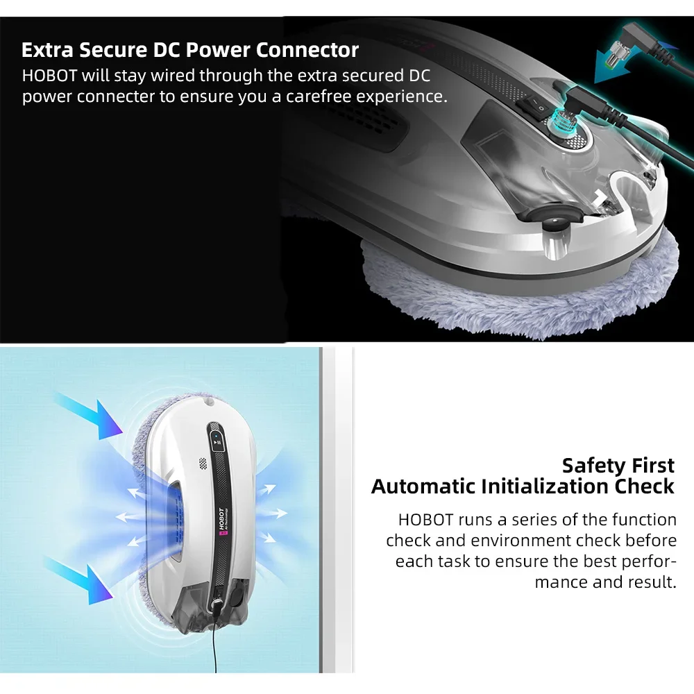 Vacuum Robotic for Window Smart Home Automatic Robot Window Cleaning Auto Spray Water Glass Cleaner
Vacuum Robotic for Window Smart Home Automatic Robot Window Cleaning Auto Spray Water Glass Cleaner