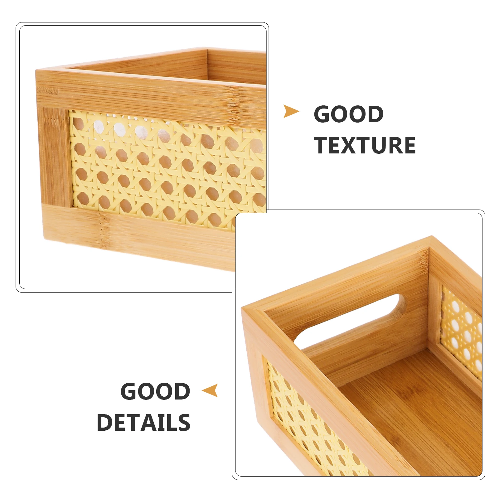 Bamboo Storage 32X13X9CM Desktop Organizer Baskets Woven Basket Woven Retro Bedroom Bathroom Nursery Khaki Baby
Bamboo Storage 32X13X9CM Desktop Organizer Baskets Woven Basket Woven Retro Bedroom Bathroom Nursery Khaki Baby