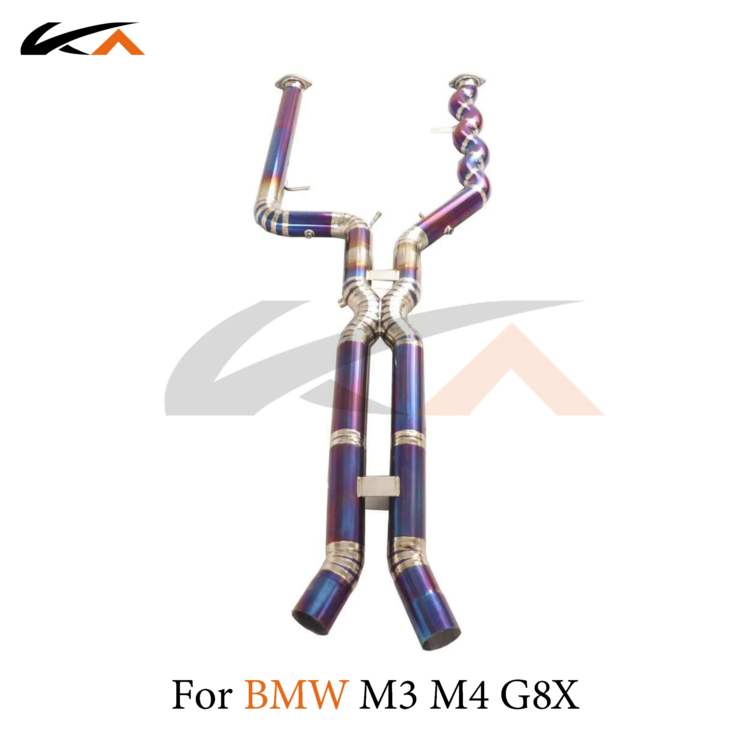 KA Tuning exhaust system part titanium mid pipe for BMW M3 competition g82 3.0 frontpipe performance equal length pipe resonator
KA Tuning exhaust system part titanium mid pipe for BMW M3 competition g82 3.0 frontpipe performance equal length pipe resonator