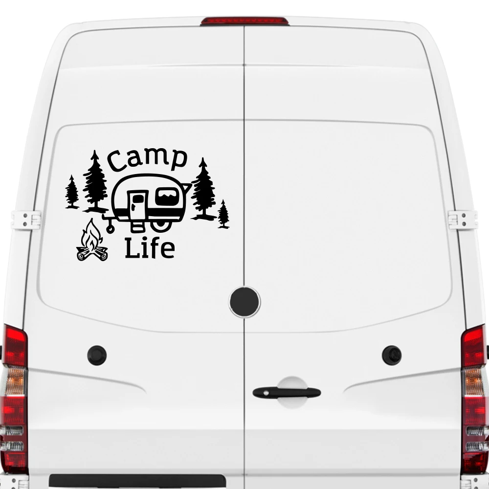 Camping Life Camping Stickers for Caravan Motorhome Truck Camper Van Decor Vinyl Decals Car Decoration Cover Auto Accessories
Camping Life Camping Stickers for Caravan Motorhome Truck Camper Van Decor Vinyl Decals Car Decoration Cover Auto Accessories
