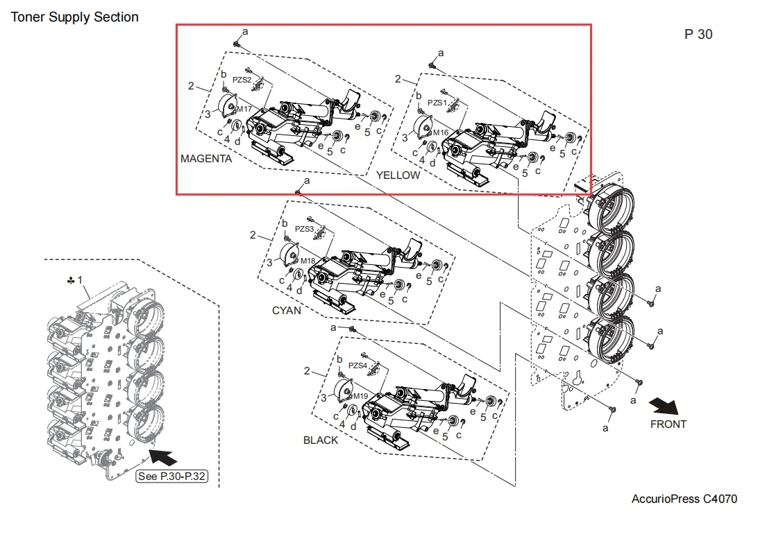A9VER71700 Тонер-перевозка в сборе для Konica Minolta C4070 
A9VER71700 Тонер-перевозка в сборе для Konica Minolta C4070