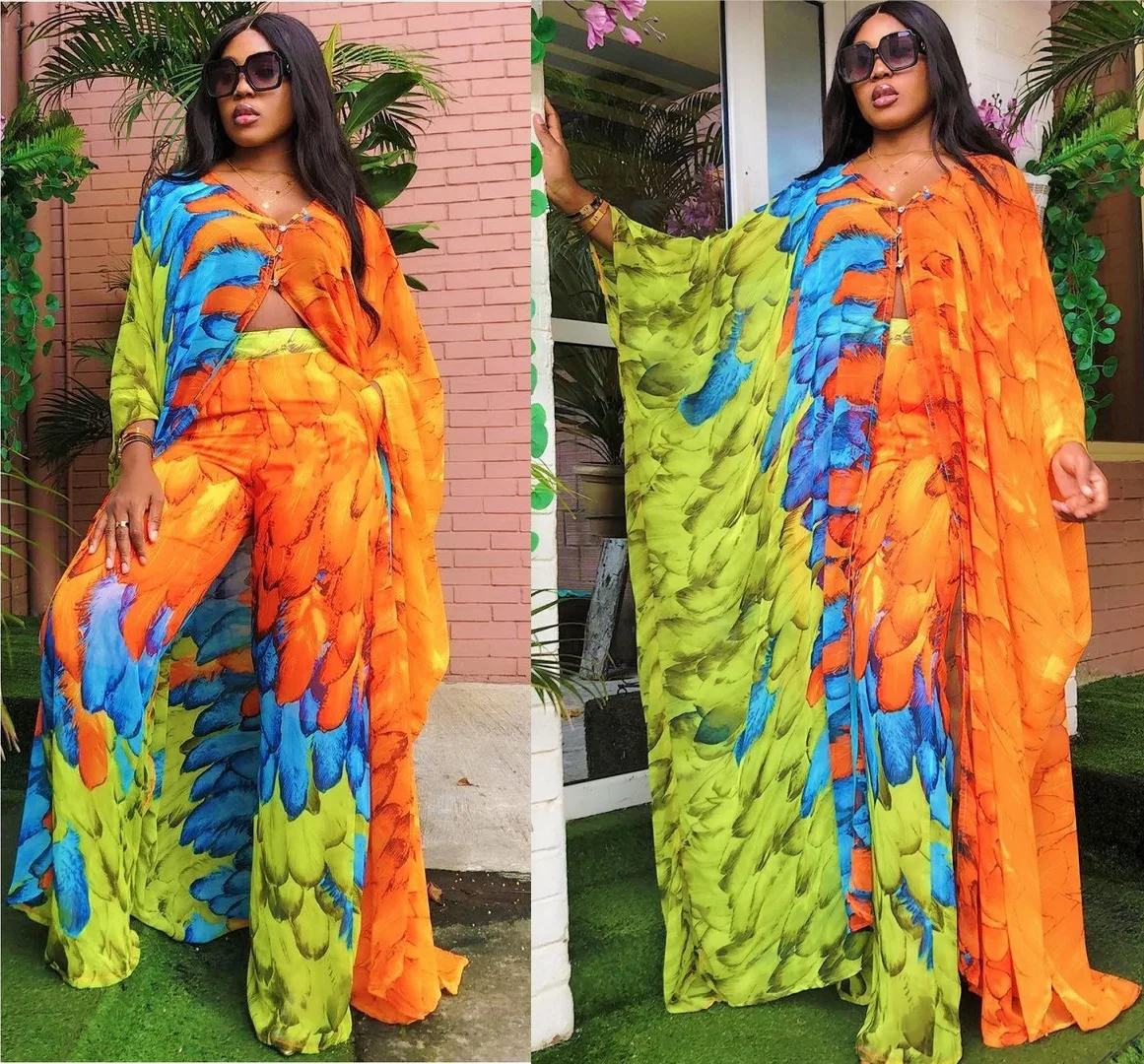 Two Piece Pants Set Outfits African Clothes Print Dresses for Women 2025 Summer Fashion Robe Suit Long Maxi Dress Sets Plus Size
Two Piece Pants Set Outfits African Clothes Print Dresses for Women 2025 Summer Fashion Robe Suit Long Maxi Dress Sets Plus Size