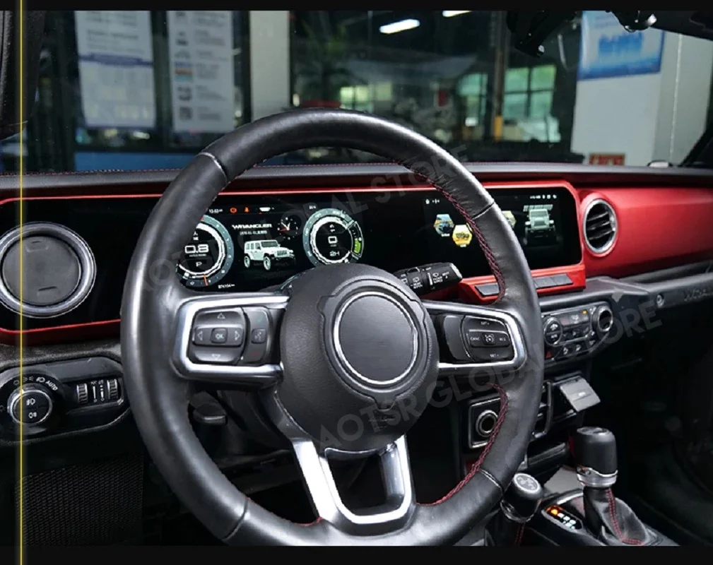 Android For Jeep Wrangler JL Gladiator 2018- 2021 Long Strip Cluster Screen 2Din Stereo Receiver Autoradio Multimedia Player GPS
Android For Jeep Wrangler JL Gladiator 2018- 2021 Long Strip Cluster Screen 2Din Stereo Receiver Autoradio Multimedia Player GPS