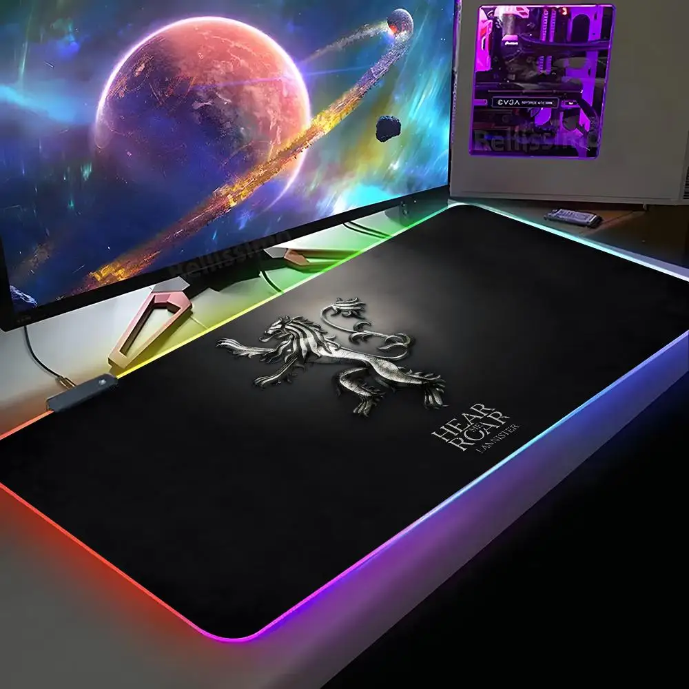 Коврик для мыши Game Of T-Thrones XXL RGB игровой коврик для мыши HD аксессуары для геймеров большие коврики для мыши со светодиодной подсветкой ковер для ПК с подсветкой
Коврик для мыши Game Of T-Thrones XXL RGB игровой коврик для мыши HD аксессуары для геймеров большие коврики для мыши со светодиодной подсветкой ковер для ПК с подсветкой