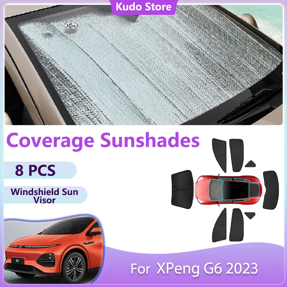 Full Car Sun Shade Parasol Coverage Sunshades for XPeng G6 2023 Rear Side Windows Car Windshield Sun Visor Curtain Accessories
Full Car Sun Shade Parasol Coverage Sunshades for XPeng G6 2023 Rear Side Windows Car Windshield Sun Visor Curtain Accessories
