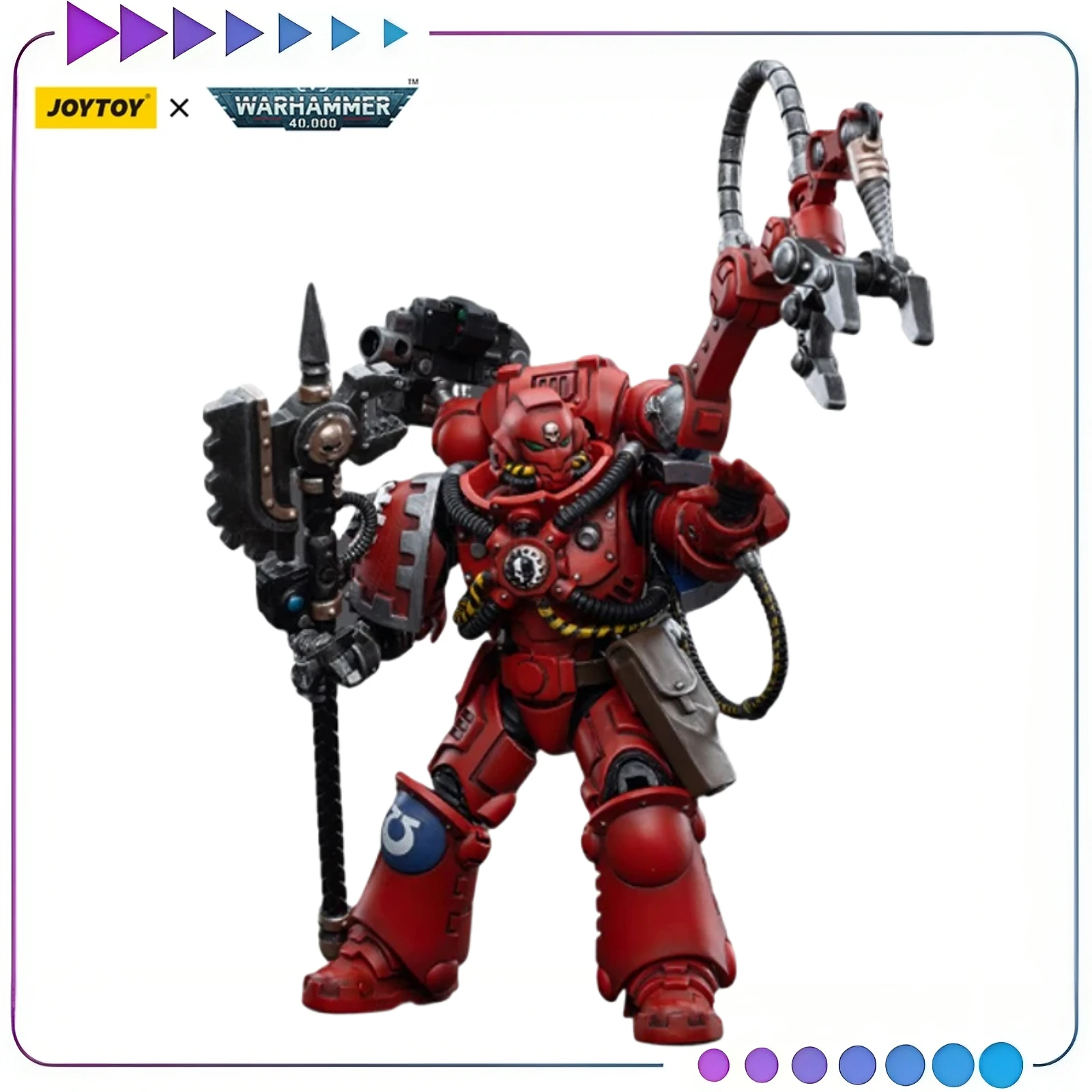 【Original】JOYTOY WARHAMMER 40K Ultramarines Primaris Techmarine Brother Tybestis 1/18 Action Figures Ornament Collection
【Original】JOYTOY WARHAMMER 40K Ultramarines Primaris Techmarine Brother Tybestis 1/18 Action Figures Ornament Collection