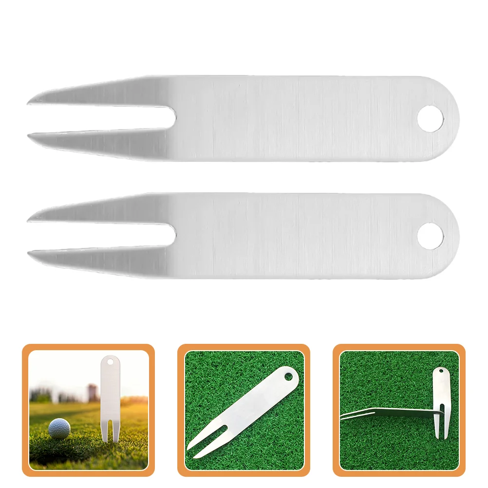 2 Pcs Golf Fork Golfs Divot Repair Tool Stainless Steel Forks Supplies Repairing Tools
2 Pcs Golf Fork Golfs Divot Repair Tool Stainless Steel Forks Supplies Repairing Tools
