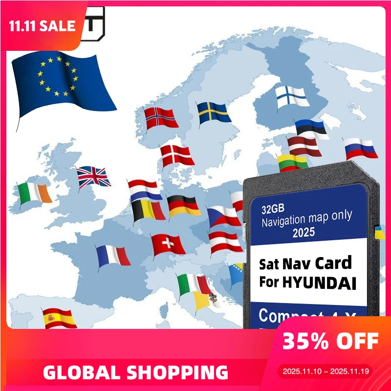 2025 Multimedia Compact 4.X for Hyundai Compact 4.X H350/i40/i40 VF IA/i40 VF SD/i40 VF SD IA Update 2025 Navigation GEN4 EU Map
2025 Multimedia Compact 4.X for Hyundai Compact 4.X H350/i40/i40 VF IA/i40 VF SD/i40 VF SD IA Update 2025 Navigation GEN4 EU Map