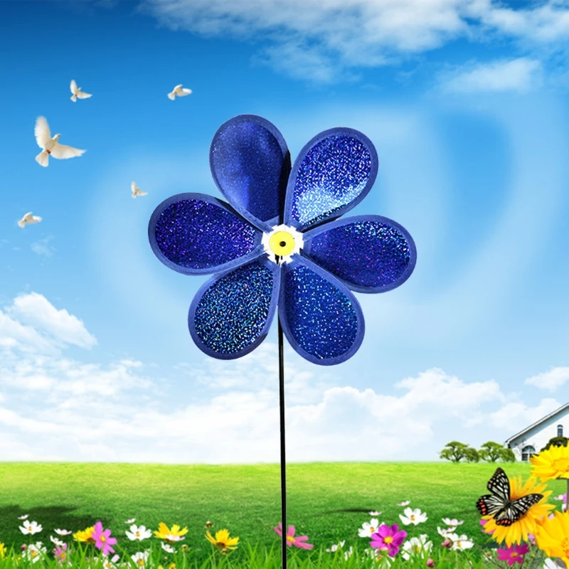 6pcs Sequins Pinwheels Colorful Wind Spinners Garden Party Pinwheel Wind Spinner for Patio Lawn Kids Toy
6pcs Sequins Pinwheels Colorful Wind Spinners Garden Party Pinwheel Wind Spinner for Patio Lawn Kids Toy
