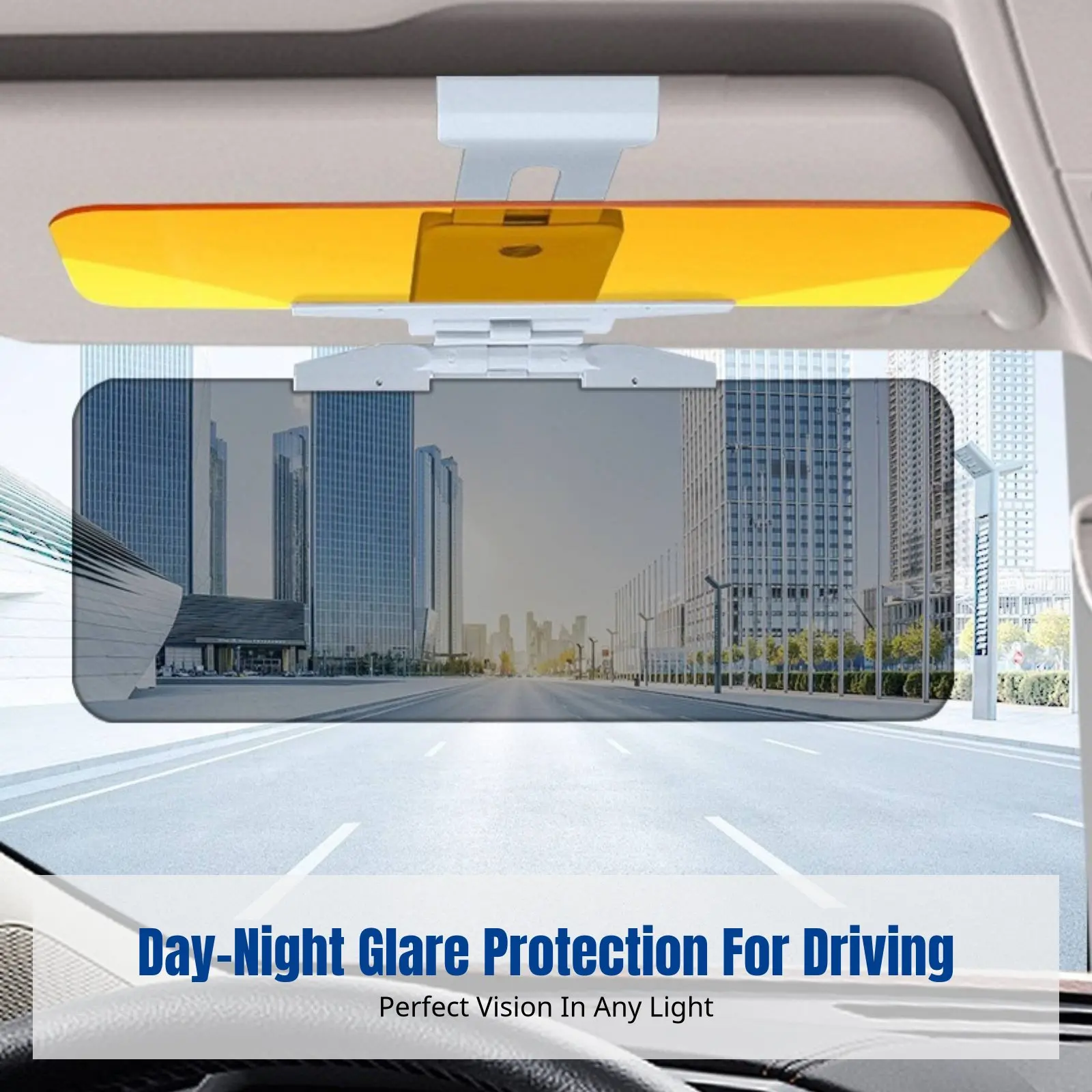 Car Sun Visor Anti-Glare Lens, Day & Night Use, Universal Adjustable Glare Shield
Car Sun Visor Anti-Glare Lens, Day & Night Use, Universal Adjustable Glare Shield