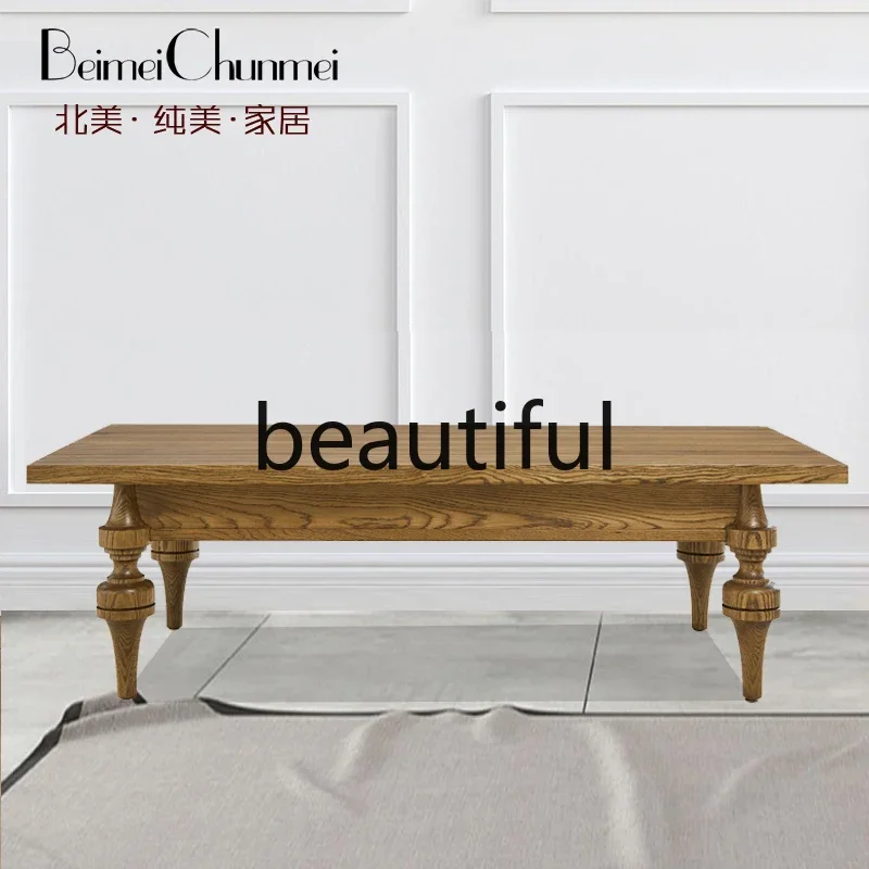 New American country solid wood coffee table retro locker living room coffee table modern simple small apartment furniture
New American country solid wood coffee table retro locker living room coffee table modern simple small apartment furniture