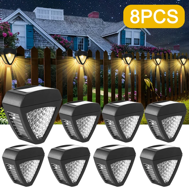 Solar Outdoor Lights Waterproof Garden Solar Deck Lights Decor Fence Lamp for Villa Wall Courtyard Patio Stair
Solar Outdoor Lights Waterproof Garden Solar Deck Lights Decor Fence Lamp for Villa Wall Courtyard Patio Stair