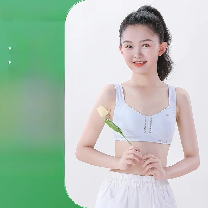 Breathable Sports Bra Vest for Adolescent Girls Middle And High School Students Sports Underwear Cotton U-Shape Cup
Breathable Sports Bra Vest for Adolescent Girls Middle And High School Students Sports Underwear Cotton U-Shape Cup