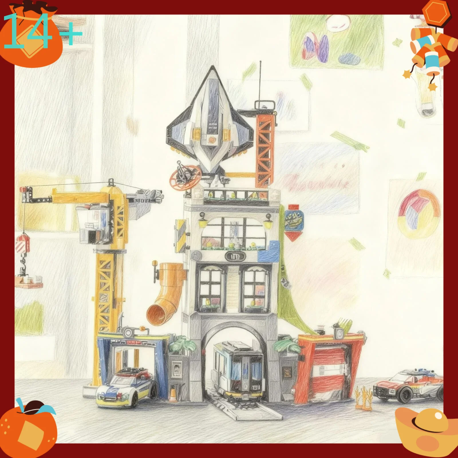 Moc lnright shop 1941pcs Center Urban Integrated Command Modern City Tower Blocks Model Toys For Birthday Christmas Gifts
Moc lnright shop 1941pcs Center Urban Integrated Command Modern City Tower Blocks Model Toys For Birthday Christmas Gifts