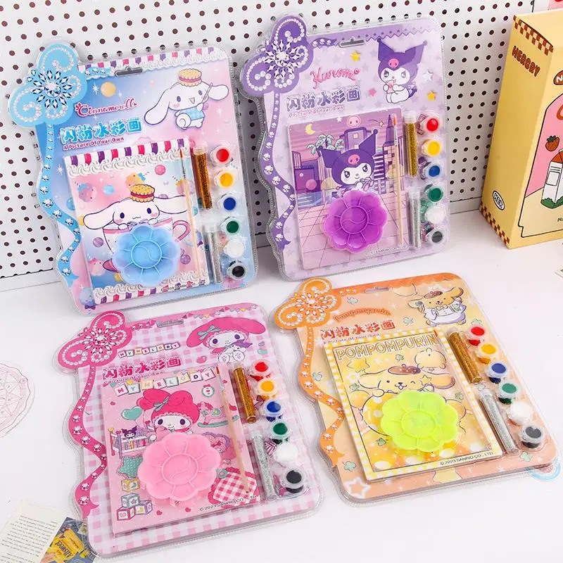 Милые аксессуары Sanrio для самостоятельного рисования рисунков и каракулей, милые Мультяшные аниме акварельные детские игрушки, Подарочные игрушки для девочек
Милые аксессуары Sanrio для самостоятельного рисования рисунков и каракулей, милые Мультяшные аниме акварельные детские игрушки, Подарочные игрушки для девочек