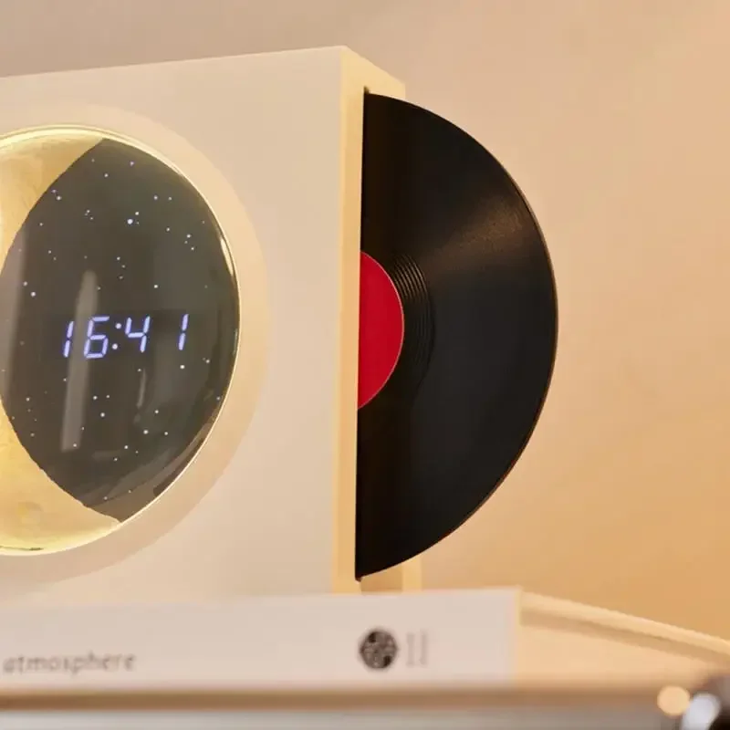 Rotating Vinyl Record Wireless Bluetooth Speaker Bedroom Luxury Speaker Mini Subwoofer Moon Alarm Clock Audio Outdoor
Rotating Vinyl Record Wireless Bluetooth Speaker Bedroom Luxury Speaker Mini Subwoofer Moon Alarm Clock Audio Outdoor