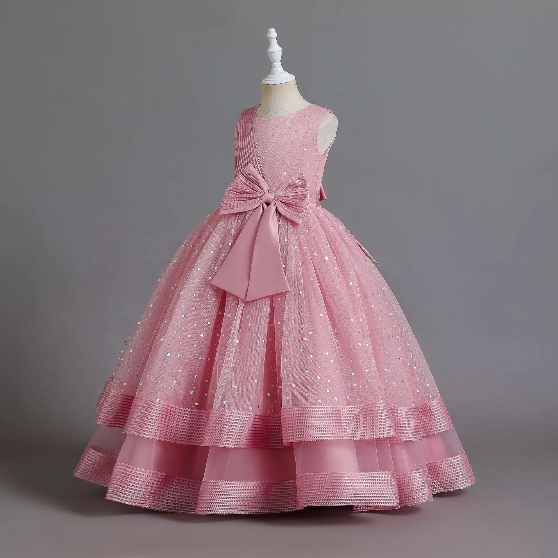 4-12 Years Girl Elegant Princess Dress Teenage Girl Birthday Party Long Dresses Wedding Prom Gown With Big Bow Children Vestidos
4-12 Years Girl Elegant Princess Dress Teenage Girl Birthday Party Long Dresses Wedding Prom Gown With Big Bow Children Vestidos