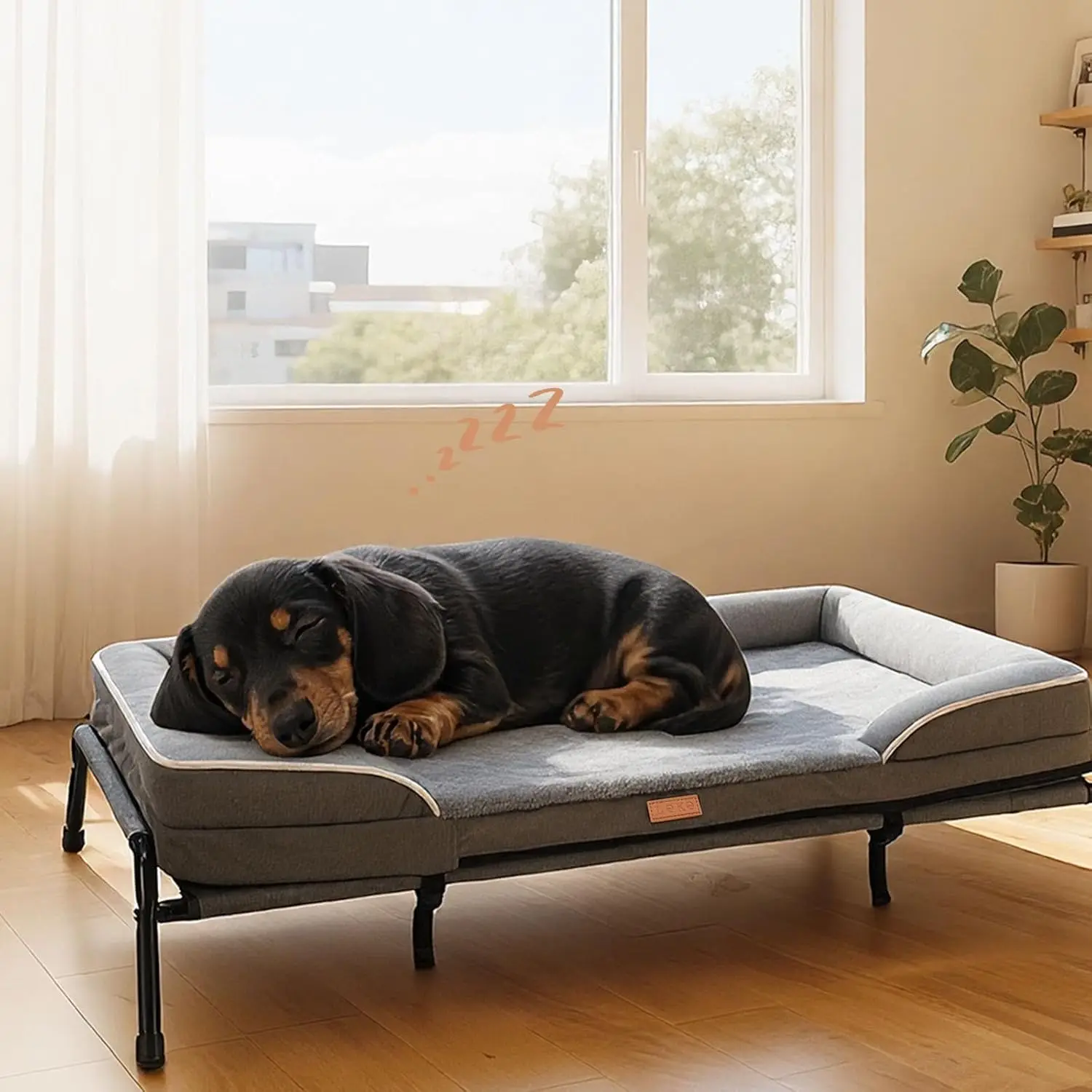 Orthopedic Dog Bed 32x25 Inch, Egg Crate Foam Pet Bed for Small Dogs, Indoor Outdoor Use, Supports 40lb, Grey
Orthopedic Dog Bed 32x25 Inch, Egg Crate Foam Pet Bed for Small Dogs, Indoor Outdoor Use, Supports 40lb, Grey
