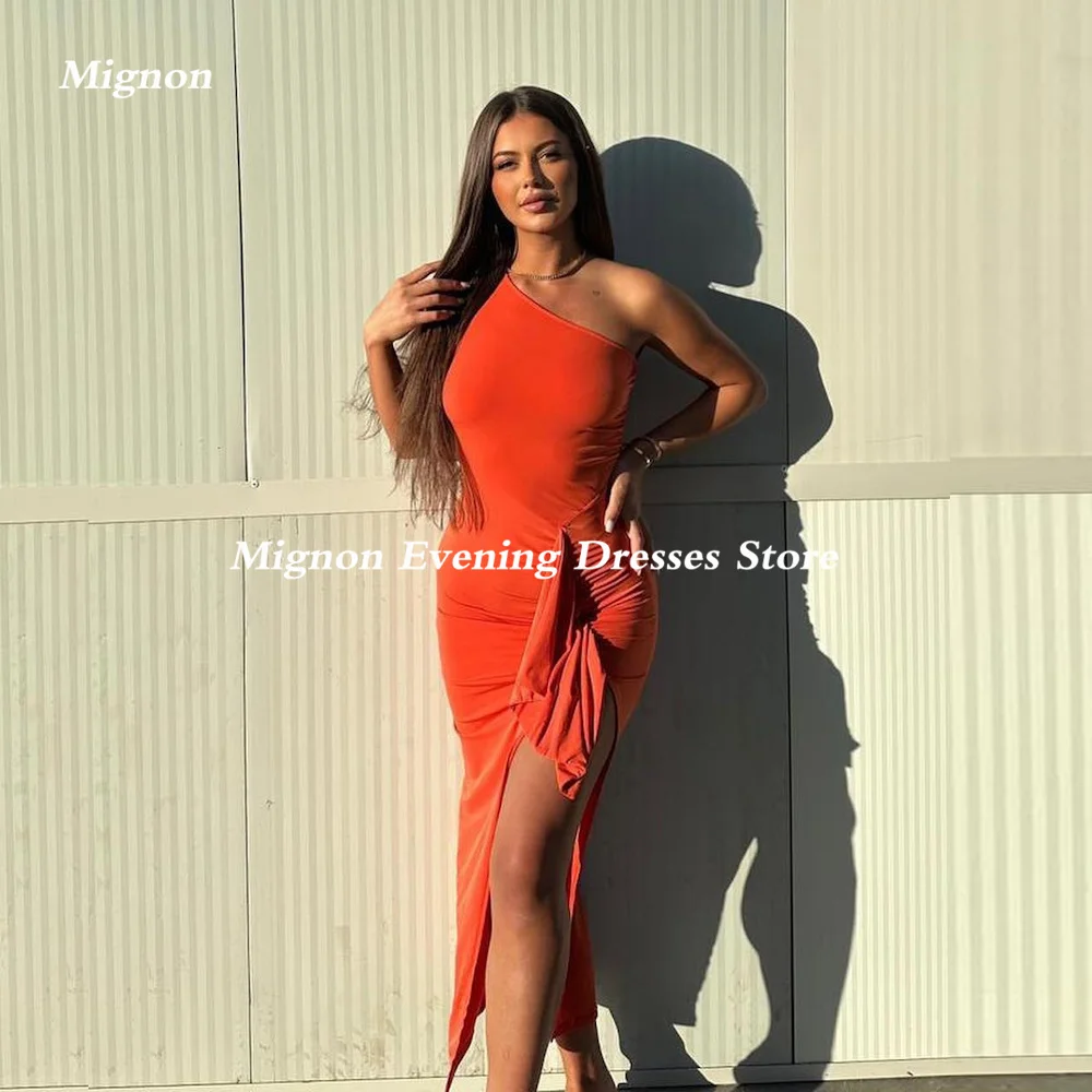 Mignon Satin Mermaid Prom Gown One-shoulder Evening Tea-Length Formal Ruffle Elegant Party Dresses for Women 2023
Mignon Satin Mermaid Prom Gown One-shoulder Evening Tea-Length Formal Ruffle Elegant Party Dresses for Women 2023
