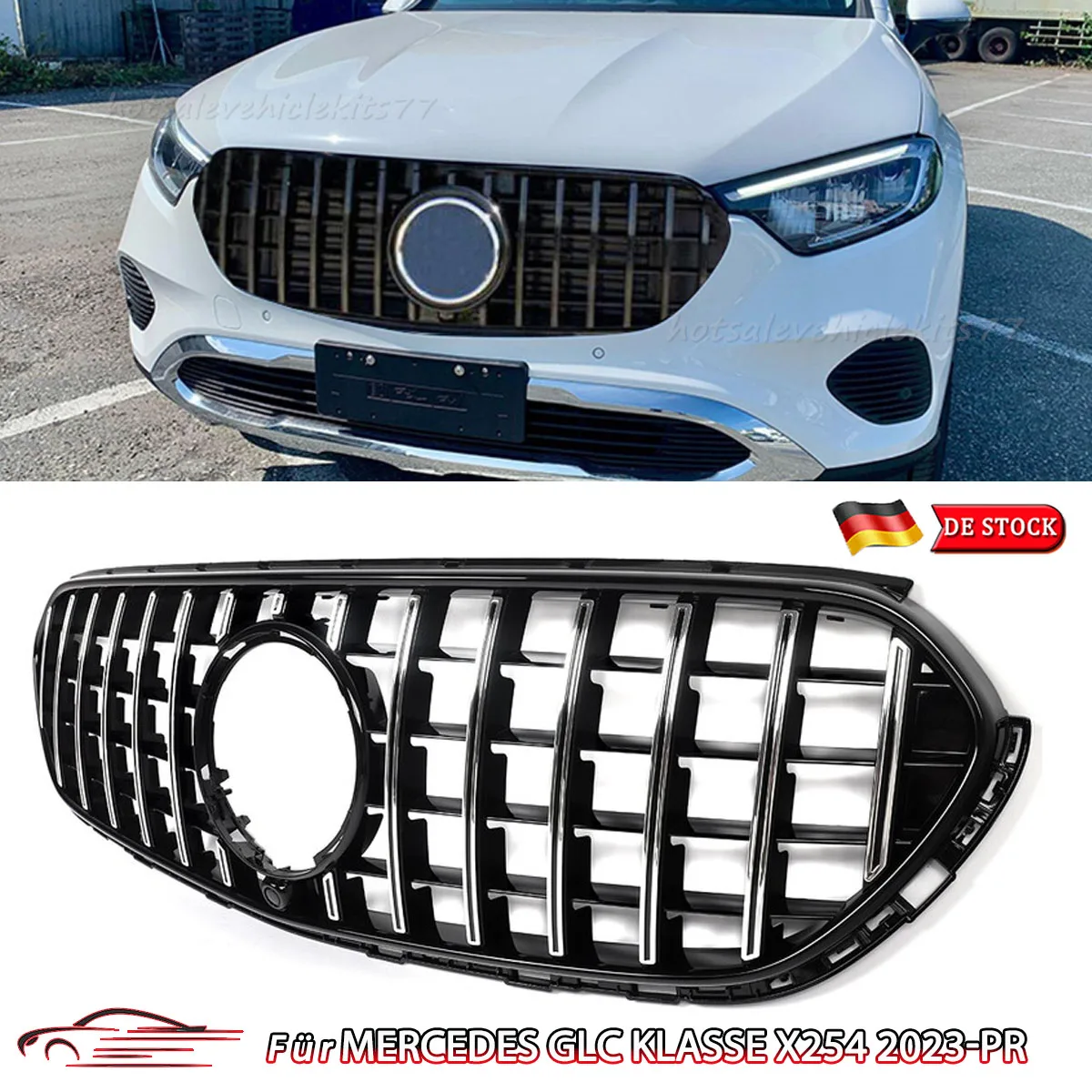 For Mercedes X254 Front Bumper Grille C254 GLC220 GLC260 GLC300 AMG 2023 2024 2025 grill grid GT Style Chrome
For Mercedes X254 Front Bumper Grille C254 GLC220 GLC260 GLC300 AMG 2023 2024 2025 grill grid GT Style Chrome