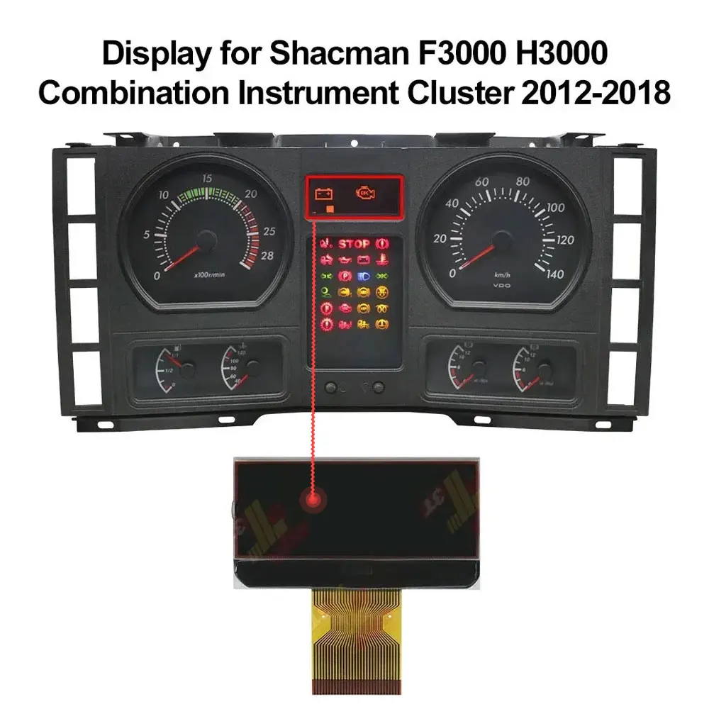 Dashboard LCD Display For Shacman F3000 H3000 Combination Instrument Cluster Pixel Repair Part for Truck
Dashboard LCD Display For Shacman F3000 H3000 Combination Instrument Cluster Pixel Repair Part for Truck