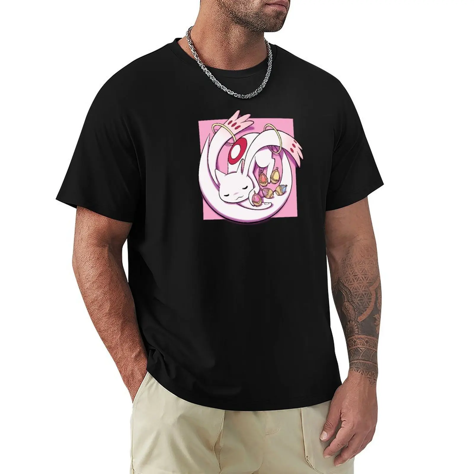 Sleepy Kyubey T-Shirt Odor Resistant Short Sleeve Top
Sleepy Kyubey T-Shirt Odor Resistant Short Sleeve Top