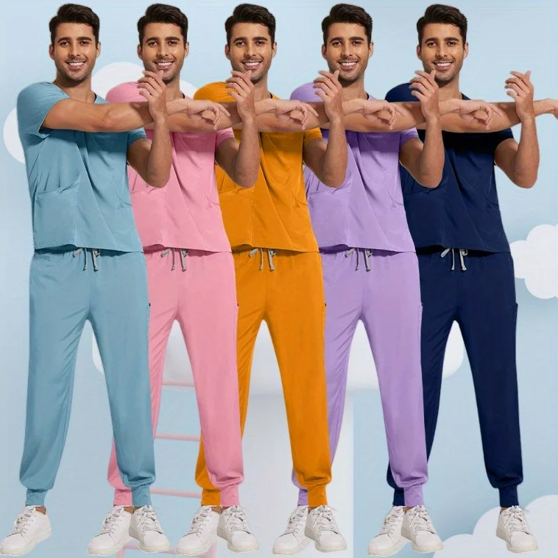 Split Style Short Sleeved Women's Hand Washing Clothes Pet Hospital Beauty Salon Postpartum Center Staff
Split Style Short Sleeved Women's Hand Washing Clothes Pet Hospital Beauty Salon Postpartum Center Staff