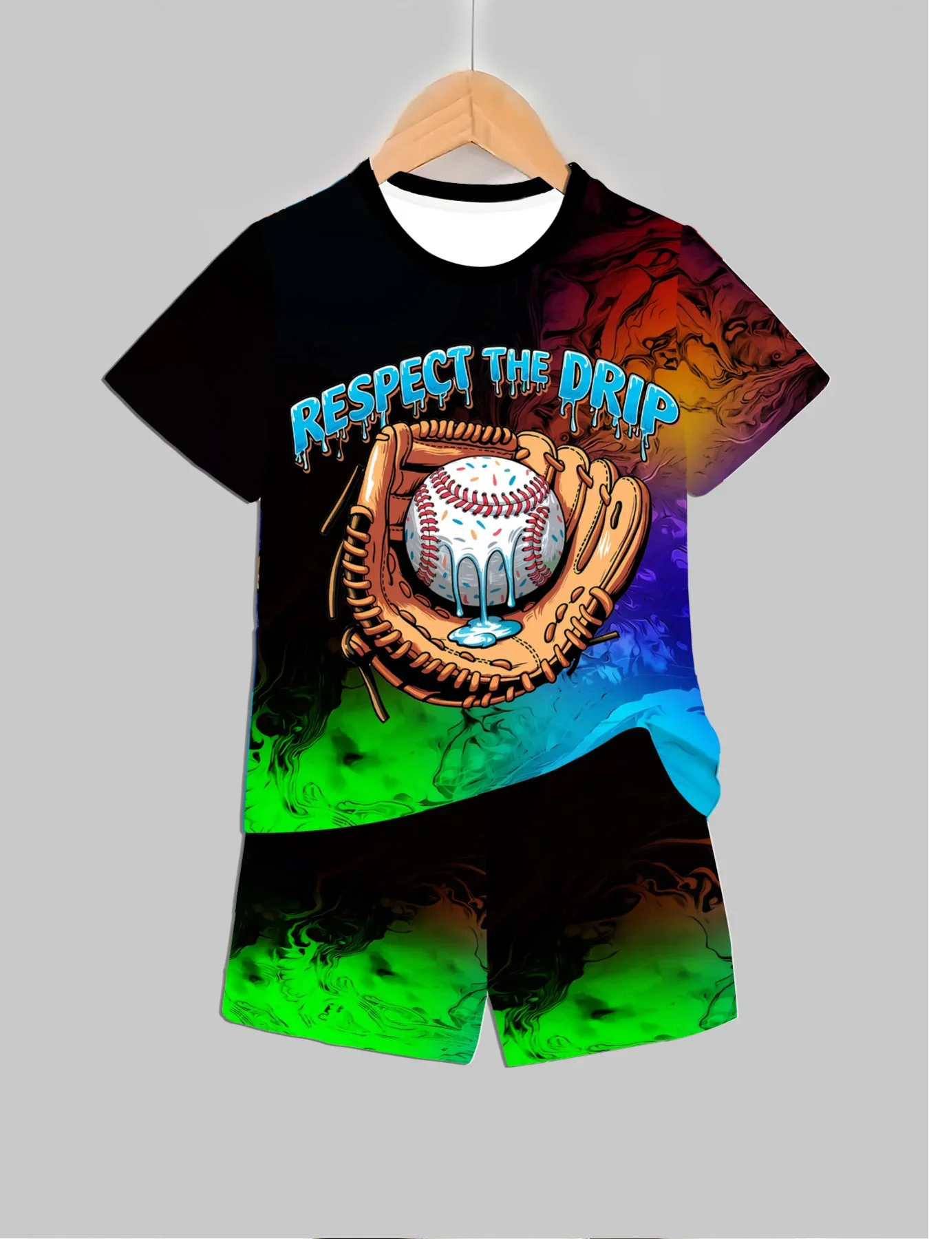 T-Shirt for Children Fashion 3D Print Summer Short Sleeve Shorts Sets Personalized Hip-Hop Comfortable Round Neck Sports Suit
T-Shirt for Children Fashion 3D Print Summer Short Sleeve Shorts Sets Personalized Hip-Hop Comfortable Round Neck Sports Suit