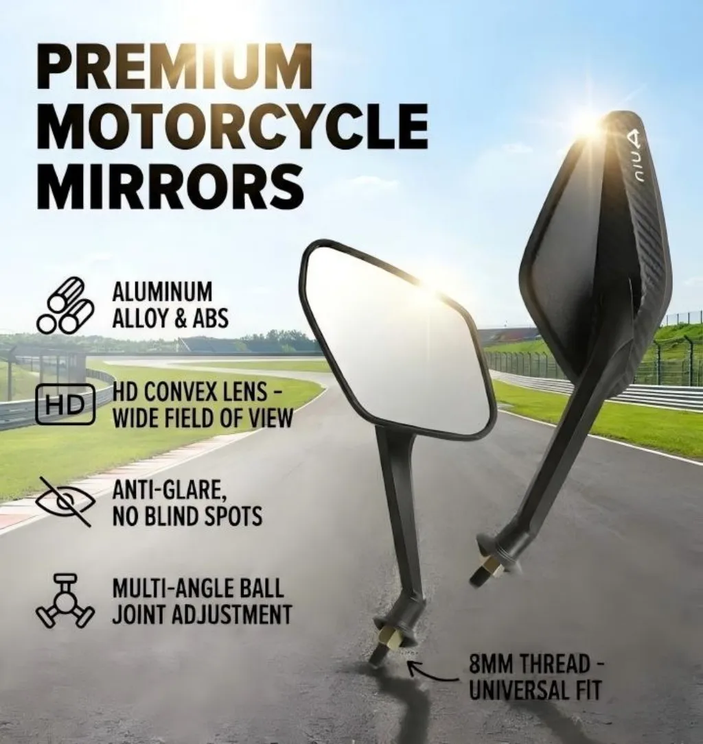 For NIU N1 N1S M1 U1 M+ NGT Motorcycle Upgrade Ultimate Durability Carbon Fiber Antiglare Off-road Rearview Mirror
For NIU N1 N1S M1 U1 M+ NGT Motorcycle Upgrade Ultimate Durability Carbon Fiber Antiglare Off-road Rearview Mirror