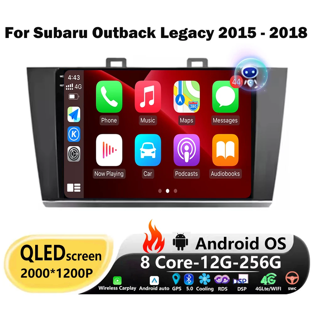 QLED Navigation GPS For Subaru Outback Legacy 2015 - 2018 Android Auto Car Radio Multimedia Player Stereo Carplay Auto Head Unit
QLED Navigation GPS For Subaru Outback Legacy 2015 - 2018 Android Auto Car Radio Multimedia Player Stereo Carplay Auto Head Unit