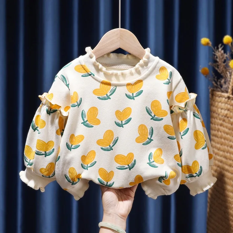 2024 New Clothes Child Girl Spring Autumn Long Sleeve Crew Neck Casual All-match Solid Color Lace Comfortable Kawaii Tops
2024 New Clothes Child Girl Spring Autumn Long Sleeve Crew Neck Casual All-match Solid Color Lace Comfortable Kawaii Tops