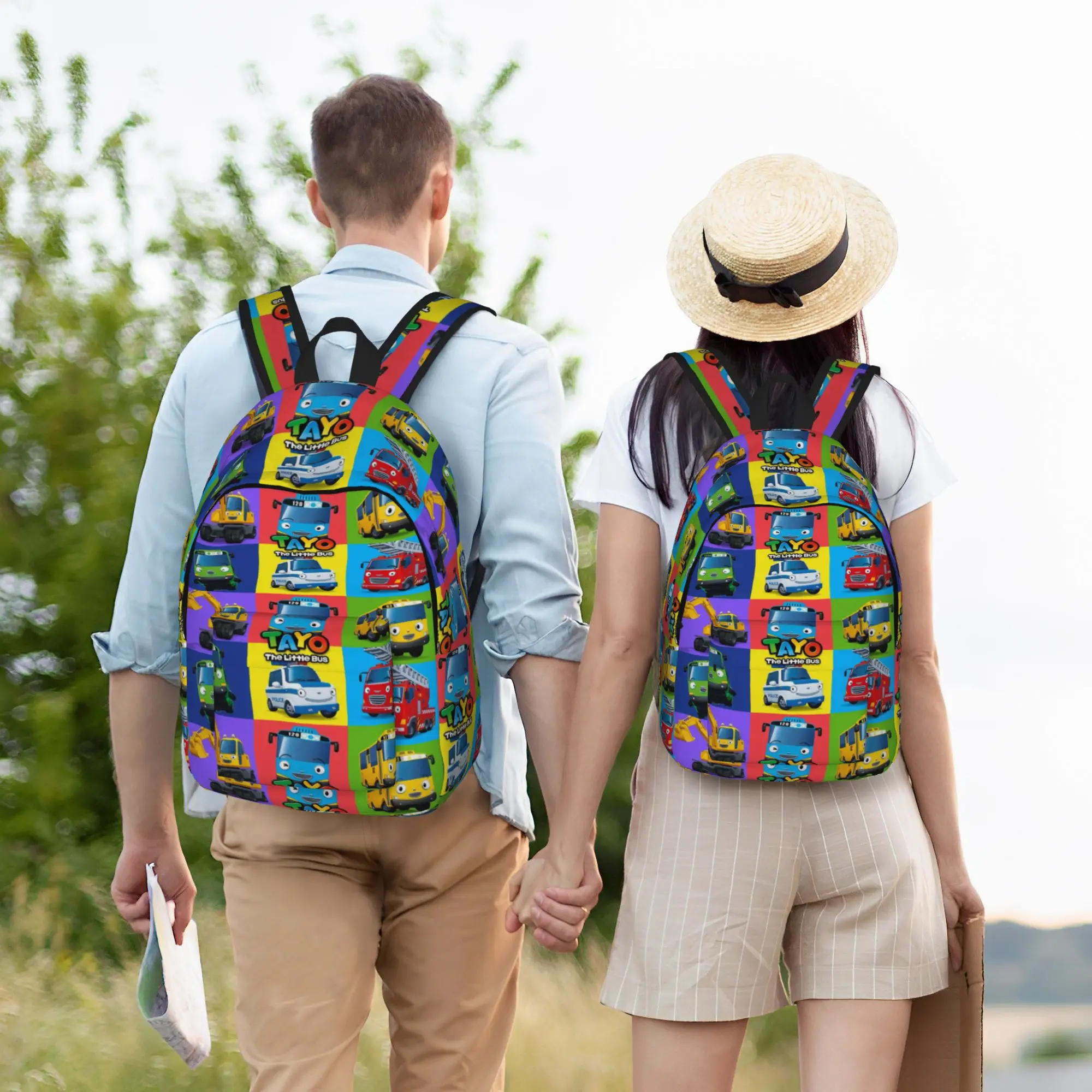 Tayo The Little Bus Classical Backpack Outdoor High School Work Cute Cartoon Anime Daypack for Men Women College Shoulder Bag
Tayo The Little Bus Classical Backpack Outdoor High School Work Cute Cartoon Anime Daypack for Men Women College Shoulder Bag