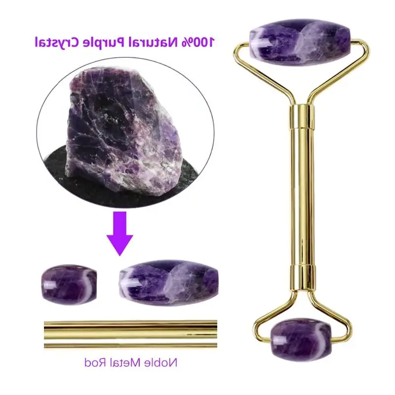 Натуральный аметист и нефрит, массажный ролик для лица, набор скребков Гуаша, камень, роликовый массажер для лица, скребок для гуаши, массажные инструменты
Натуральный аметист и нефрит, массажный ролик для лица, набор скребков Гуаша, камень, роликовый массажер для лица, скребок для гуаши, массажные инструменты