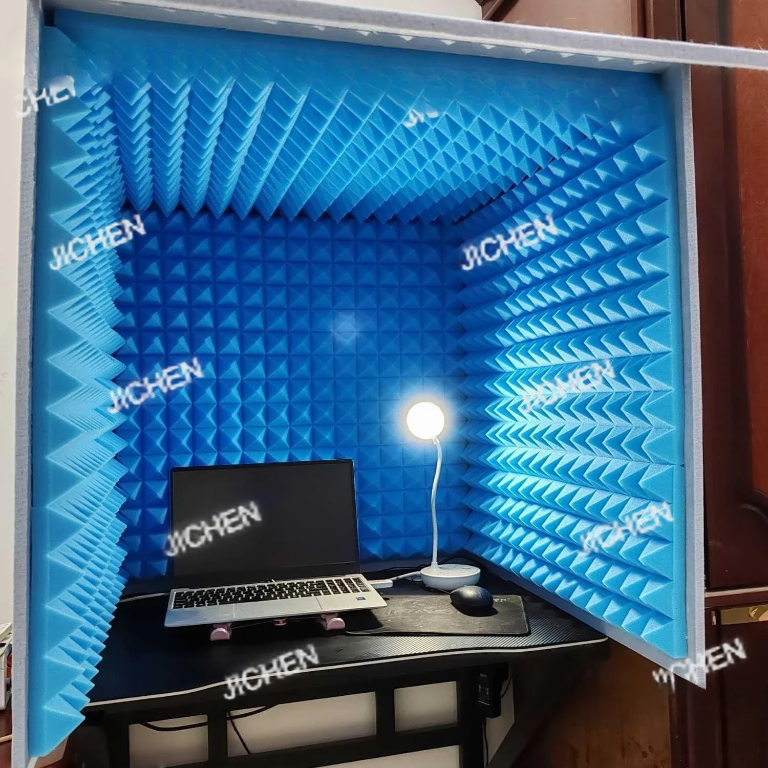 Складная разборная звукоизолирующая перегородка для домашней студии звукозаписи RJC с высокой плотностью звукоизоляции.
Складная разборная звукоизолирующая перегородка для домашней студии звукозаписи RJC с высокой плотностью звукоизоляции.