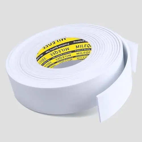 Multipurpose Single-Sided Adhesive Foam Tape EVA White, 1.18in x 16.4FT Sponge Sealing Strip for Window Door Insulation, Edge Protector, Bumper Guards
Multipurpose Single-Sided Adhesive Foam Tape EVA White, 1.18in x 16.4FT Sponge Sealing Strip for Window Door Insulation, Edge Protector, Bumper Guards
