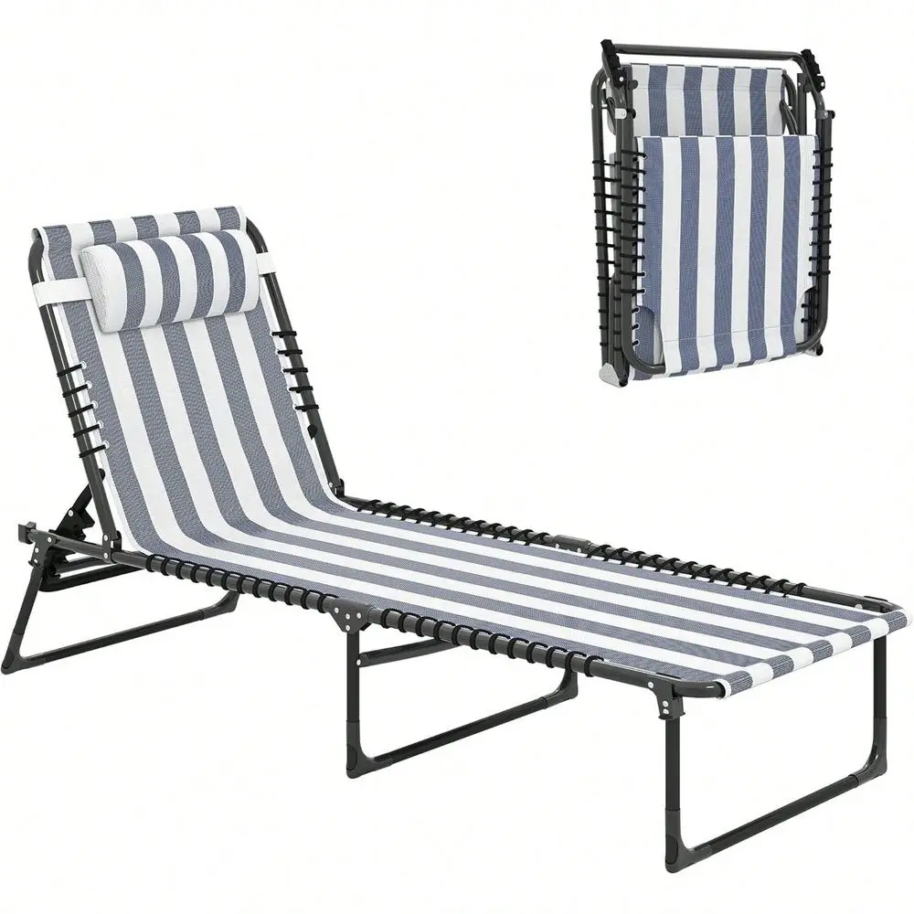 Chaise Lounge Chair, Patio Sun Tanning Chair, Chaise Lounger With 4Position Reclining Back, Breathable Mesh Seat For Beach, Poo
Chaise Lounge Chair, Patio Sun Tanning Chair, Chaise Lounger With 4Position Reclining Back, Breathable Mesh Seat For Beach, Poo